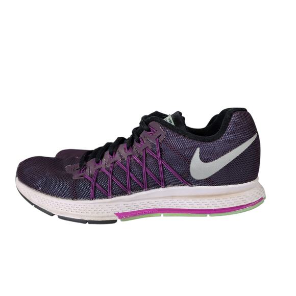 Nike Zoom Pegasus 32 Running Shoes‎ sz 8 Women Navy Blue Purple Pink Jogging - Picture 3 of 11